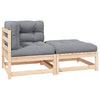 Puutarhasohvasarja Dumitriea (2-osainen, tyynyillä, mänty)