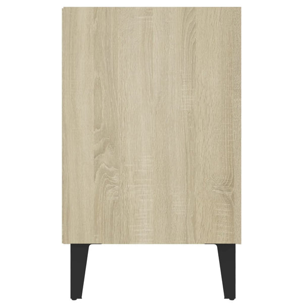TV-taso metallijalat Sonoma-tammi 103,5x30x50 cm