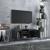 TV-taso metallijaloilla harmaa 103,5x35x50 cm