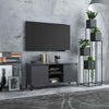 TV-taso metallijaloilla harmaa 103,5x35x50 cm