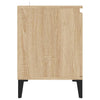 TV-taso metallijaloilla Sonoma-tammi 103,5x35x50 cm
