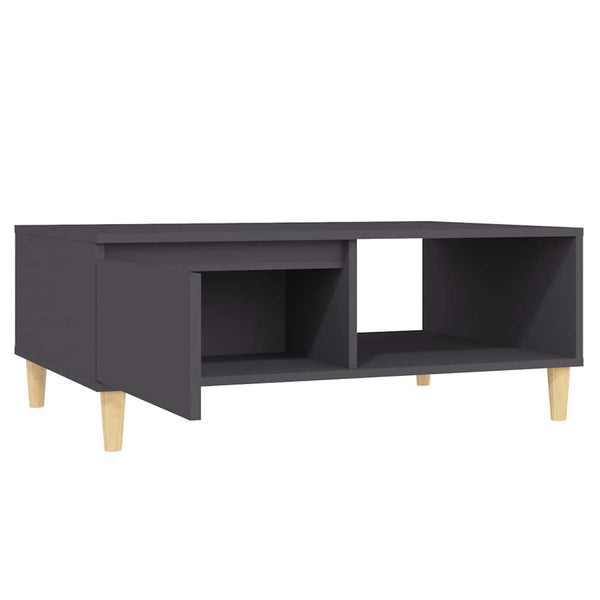 Sohvapöytä harmaa 90x60x35 cm lastulevy