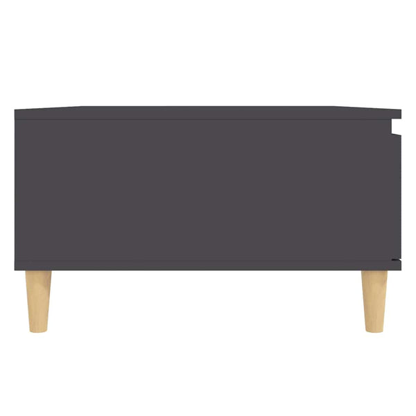 Sohvapöytä harmaa 90x60x35 cm lastulevy