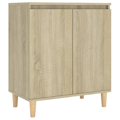 Senkki täyspuujalat Sonoma-tammi 60x35x70cm lastulevy