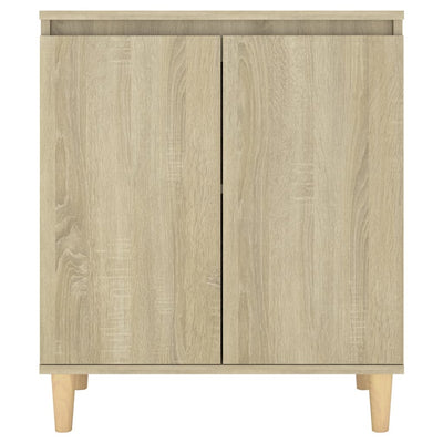Senkki täyspuujalat Sonoma-tammi 60x35x70cm lastulevy