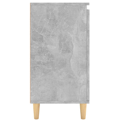 Senkki täyspuujaloilla betoninharmaa 60x35x70 cm tekninen puu