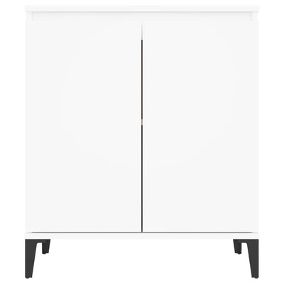 Valkoinen senkki Ponpei 60x35x70cm (puinen)