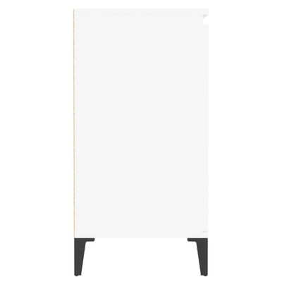 Valkoinen senkki Ponpei 60x35x70cm (puinen)