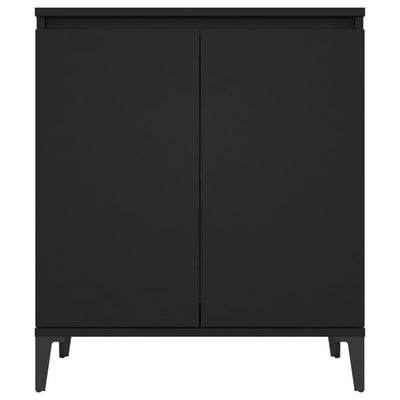 Senkki musta 60x35x70 cm tekninen puu