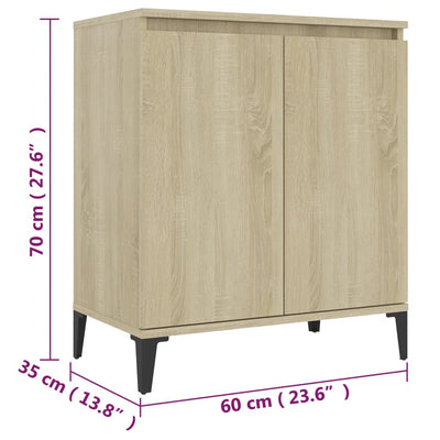 Senkki Sonoma tammi 60x35x70 cm tekninen puu