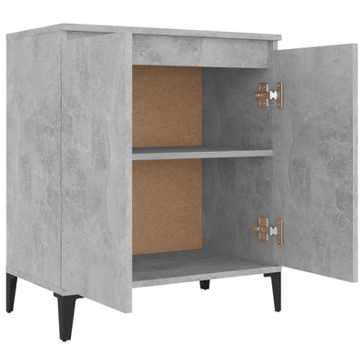 Senkki betoninharmaa 60x35x70 cm tekninen puu