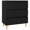 Senkki musta 60x35x69 cm lastulevy