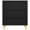 Senkki musta 60x35x69 cm lastulevy
