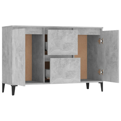 Senkki betoninharmaa 104x35x70 cm tekninen puu