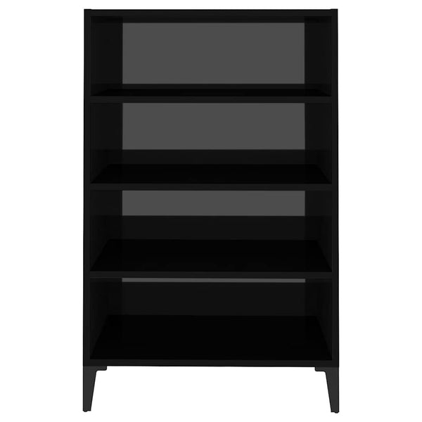 Senkki korkeakiilto musta 57x35x90 cm tekninen puu
