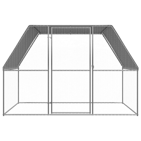 Galvanoitu ulkotilan kanahäkki Auorelia 3x2x2 m (teräs)