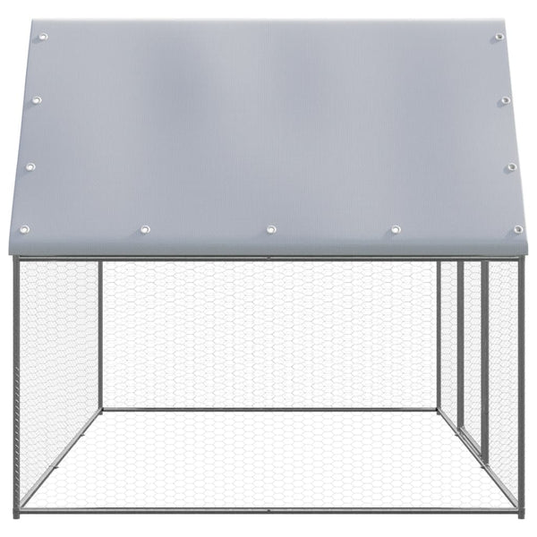 Galvanoitu ulkotilan kanahäkki Auorelia 3x2x2 m (teräs)