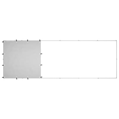 Koiranhäkki hopea 330x110x110 cm teräs
