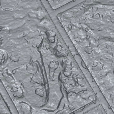 3D Tapetti tiilet itsekiinnittyvä 10 kpl antrasiitti