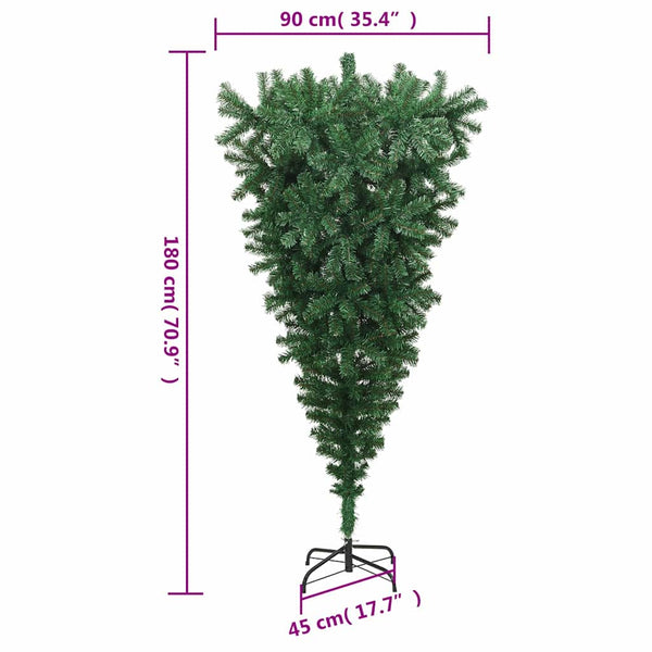 Tekokuusi ylösalainen jalustalla vihreä 180 cm