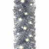 Jouluköynnös LED-valoilla 5 m hopea