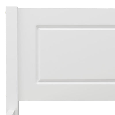 Valkoinen sängynrunko Cristabela 100x200cm (mänty)