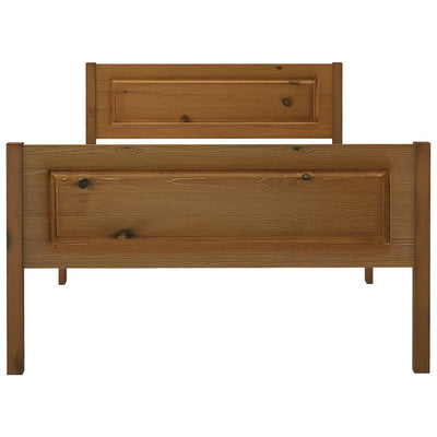 Hunajanruskea sängynrunko Cristabela 100x200cm (mänty)