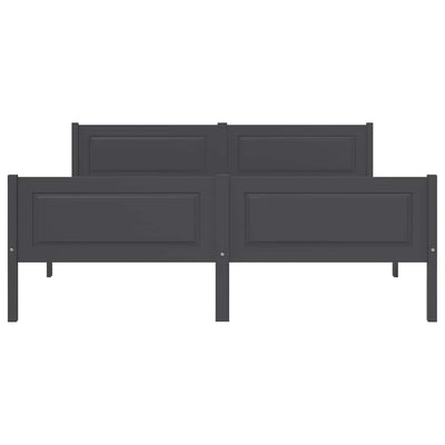 Harmaa sängynrunko Cristabela 140x200cm (mänty)