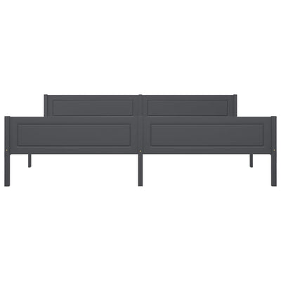 Harmaa sängynrunko Cristabela 200x200cm (mänty)