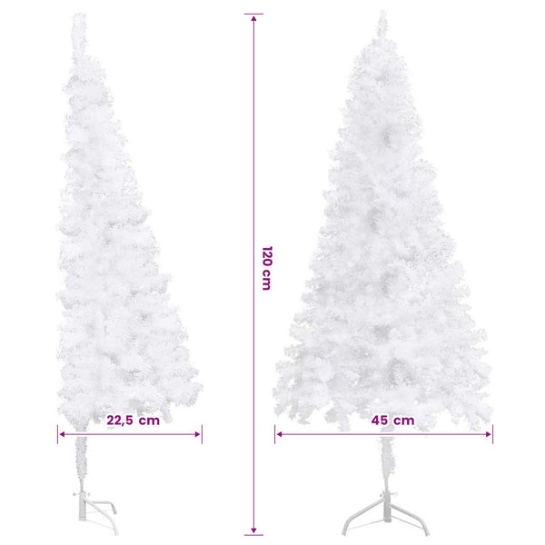 Tekojoulukuuset PVC ja teräs White