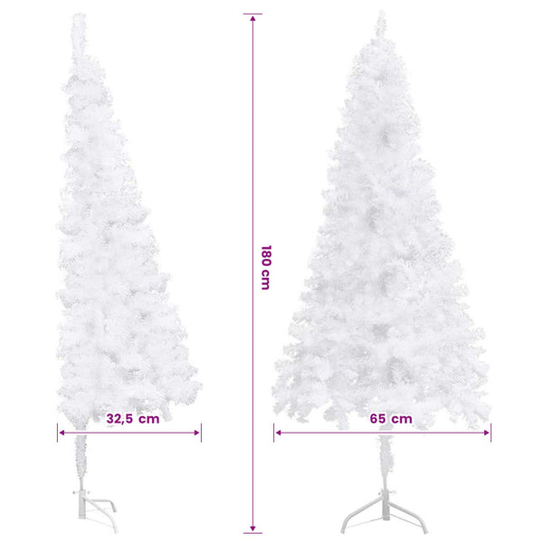 Tekojoulukuuset PVC, Steel White
