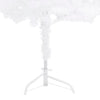 Valkoinen tekojoulukuusi Anahid 240cm (kulmaan asetettava, pvc)