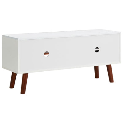TV-taso 110x35x50 cm täysi akaasiapuu ja MDF
