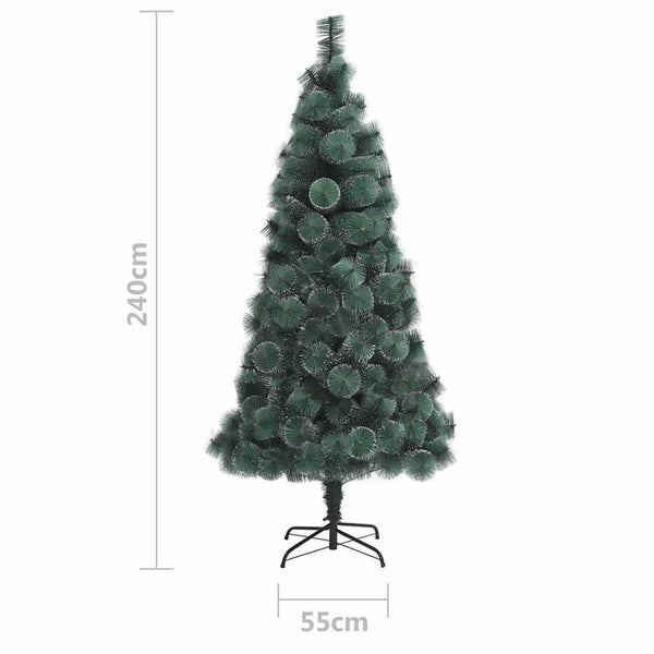 Tekojoulukuusi jalustalla vihreä 240 cm PET