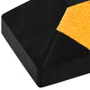 Heijastavat pysäköintistopparit 2 kpl 56x15x10 cm kumi