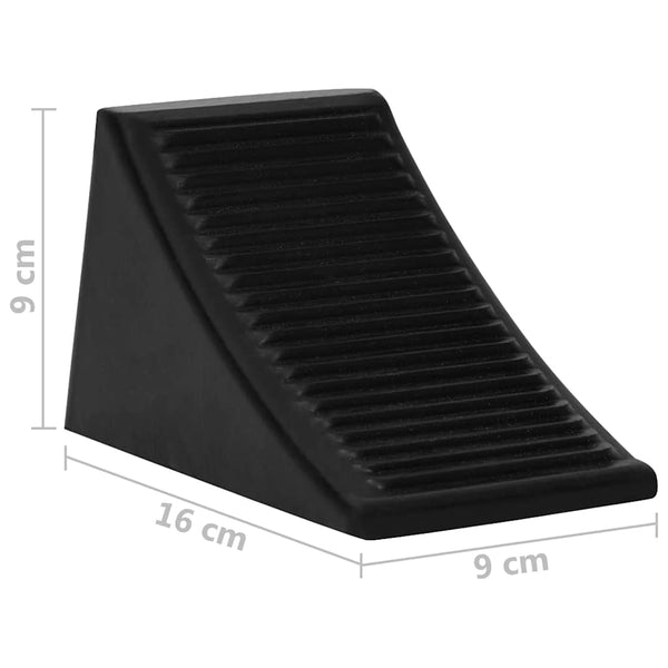 Pyöräkiilat Vicente 16x9x9cm (4 kpl kumi)
