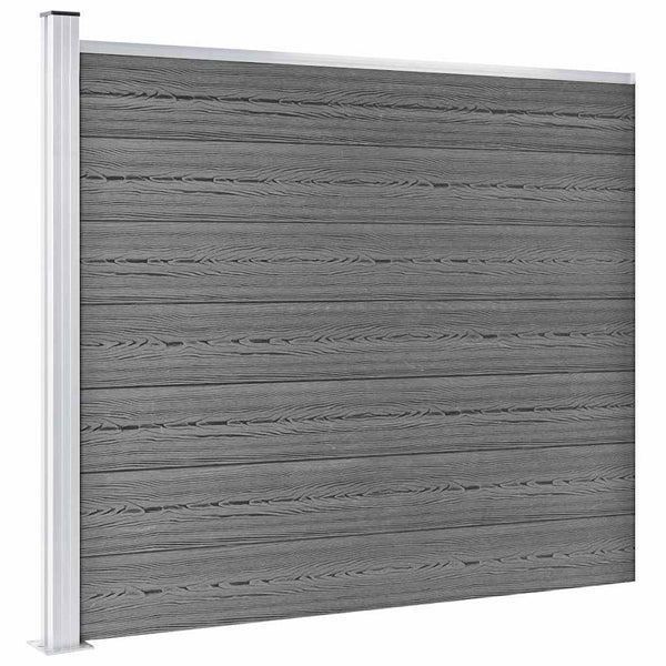 Aitapaneelisarja WPC 353x146 cm harmaa