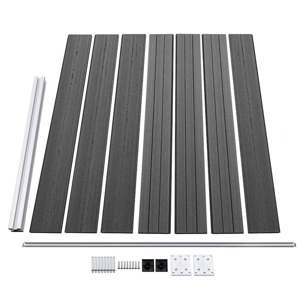 Aitapaneelisarja WPC 872x146 cm musta