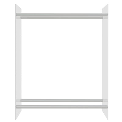 Läpikuultava polttopuuteline Lilianna 80x35x100cm (karkaistu lasi)