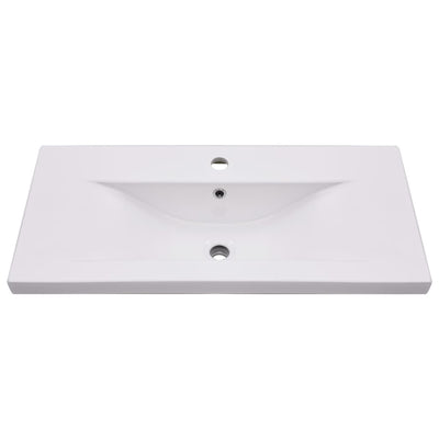 Musta allaskaappi sisäänrakennetulla altaalla Miercurean (puinen)