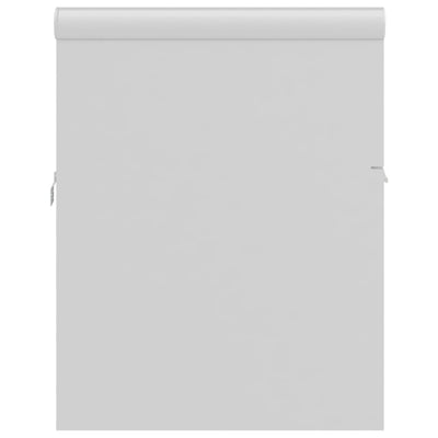 Valkoinen allaskaappi sisäänrakennetulla altaalla Miercurean (puinen)