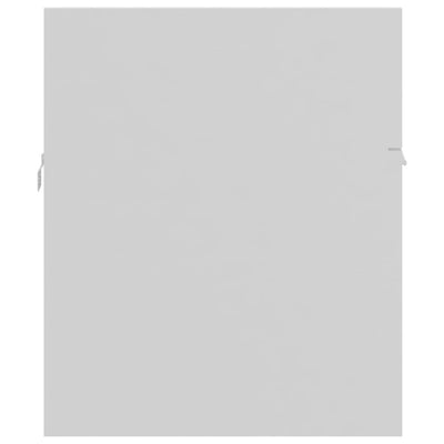 Valkoinen allaskaappi sisäänrakennetulla altaalla Miercurean (puinen)