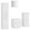 Kylpyhuoneen kalustesarja valkoinen lastulevy