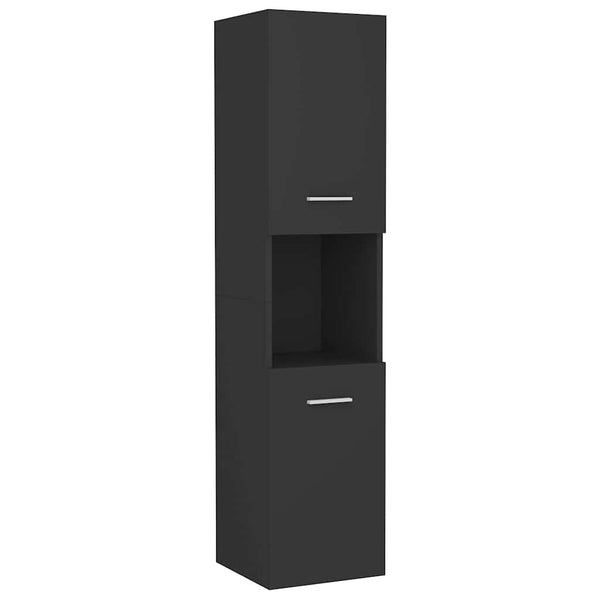 Kylpyhuoneen kalustesarja harmaa lastulevy
