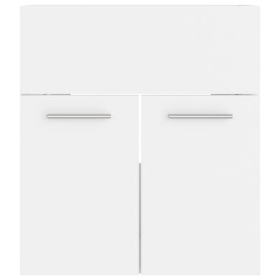 Valkoinen kylpyhuoneen kalustesarja Sidorian (lastulevy)