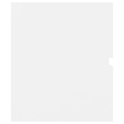 Valkoinen allaskaappi sisäänrakennetulla altaalla Gavin (puinen)