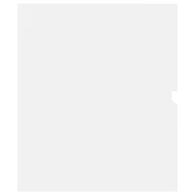 Valkoinen allaskaappi sisäänrakennetulla altaalla Gavin (puinen)