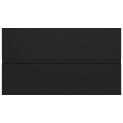 Musta kylpyhuoneen kalustesarja Fulvio (puinen)