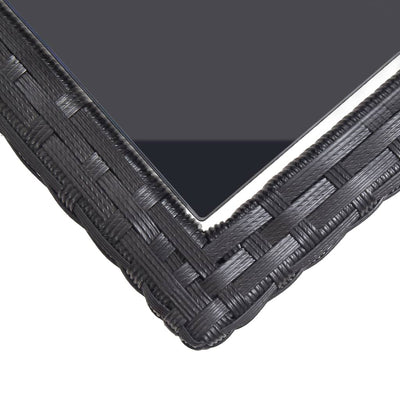 Musta ulkoruokailuryhmä Fedor 3-osainen