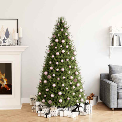 Pinkki joulukuusen pallosarja Ciforac 100 kpl